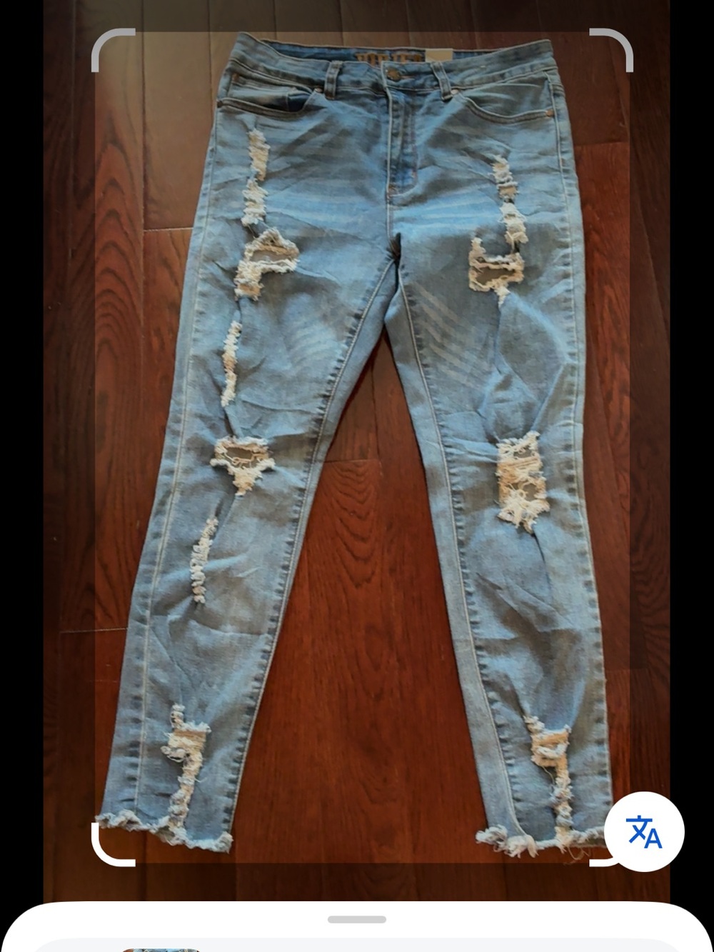 VIP JEANS Distressed Light Blue Women's SIZE 11